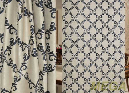 Ткани портьерные Жаккард Блэкаут JL BKJ-1474-120/280 Bl