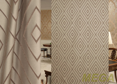 Ткани портьерные Многоцвет Жаккард AL F-3930-2501/285 PJac