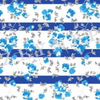 Полотно трикотажное Кулирка 30/1 набивная в рулоне  в Кирове