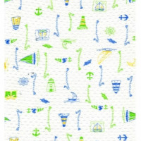 Полотно трикотажное Кулирка 30/1 набивная в рулоне  в Кирове