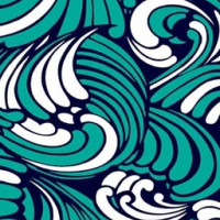 Полотно трикотажное Кулирка 30/1 набивная в рулоне  в Кирове