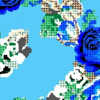Полотно трикотажное Кулирка 30/1 набивная в рулоне  в Кирове